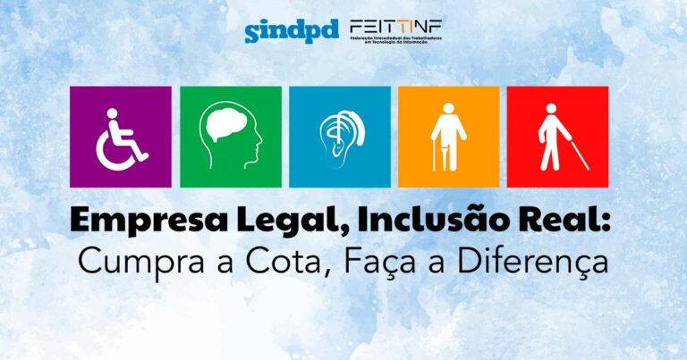 Setembro é o mês da luta dos PCDs por inclusão e o Sindpd-SP tem feito a sua parte