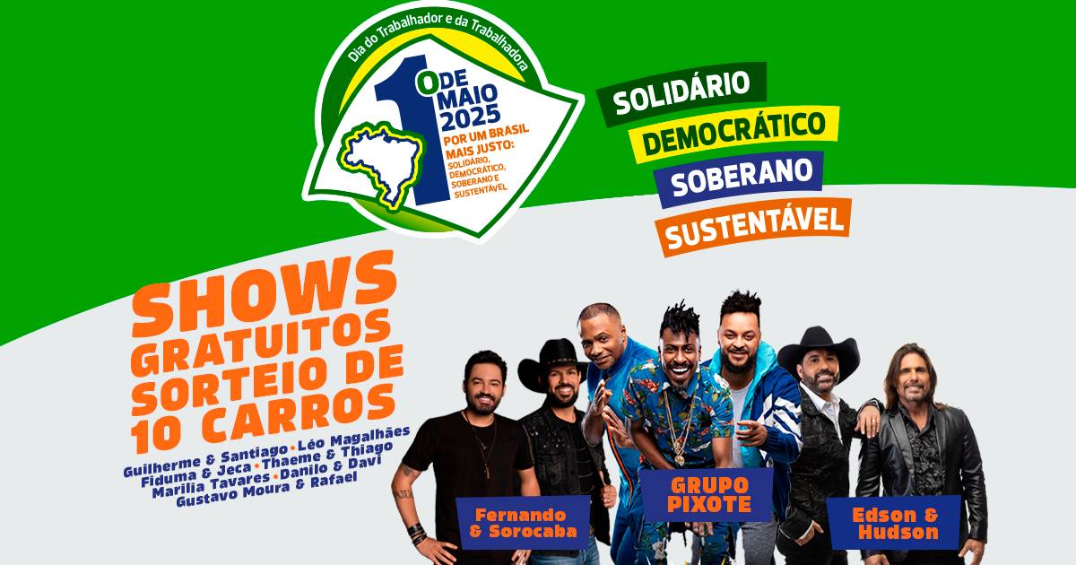 Feriado de 1º de Maio em São Paulo terá shows gratuitos; saiba