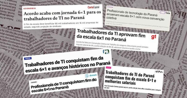Fim da escala 6x1 em TI no Paraná ganha repercussão nacional
