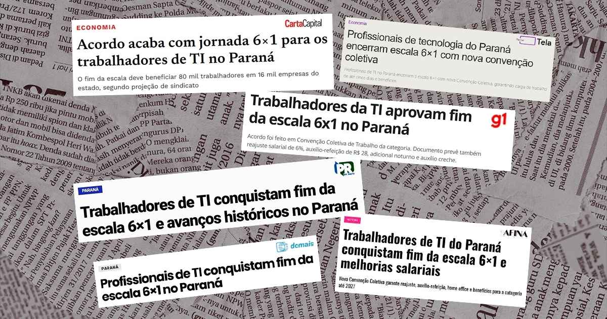 Fim da escala 6x1 em TI no Paraná ganha repercussão nacional