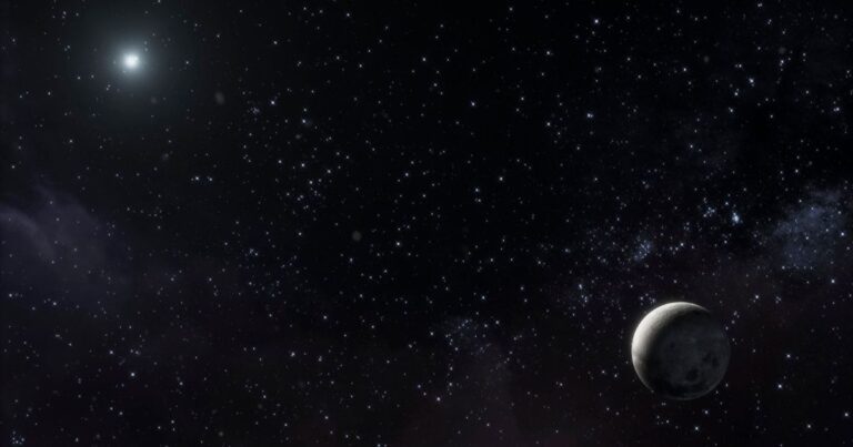 Estrela anã branca devora últimos fragmentos de planeta em seu sistema