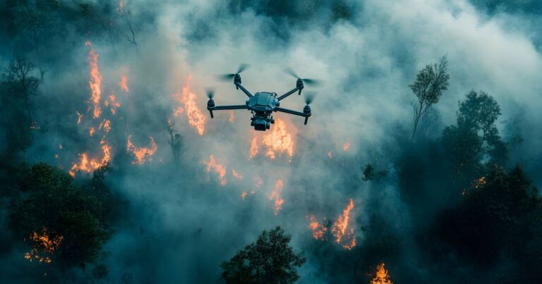 Indígenas usam drones e tecnologia no combate a incêndios florestais em MT